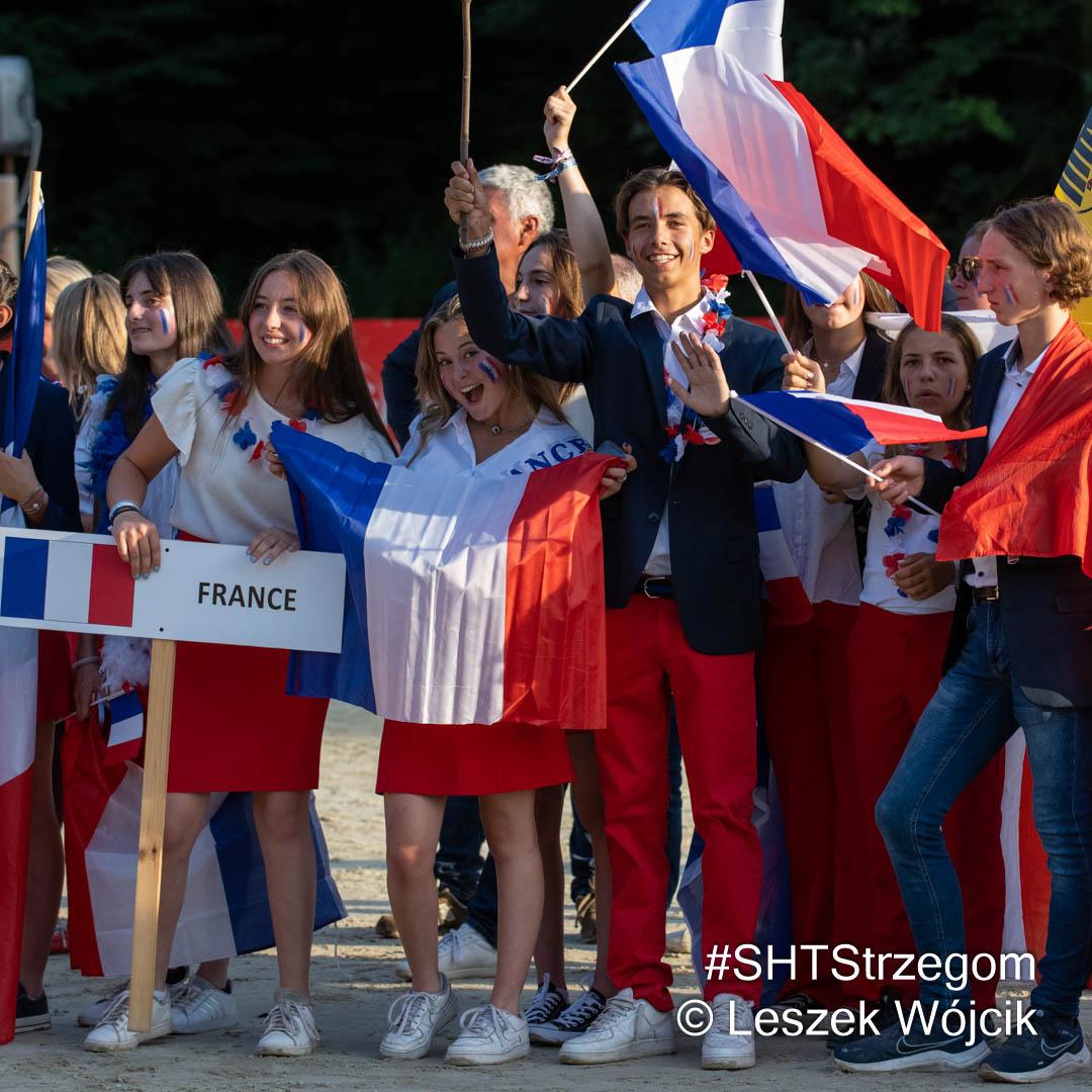 La Team France, ici lors de la cérémonie d'ouverture, démarre bien ces championnats d'Europe!