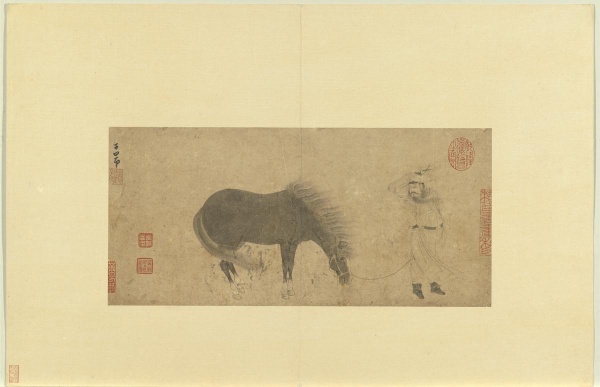 “À l’unisson”, Zhao Mengfu (1254-1322), peinture sur papier du XIVe siècle (empire mongol, dynastie Yuan); copie d’après l’original.