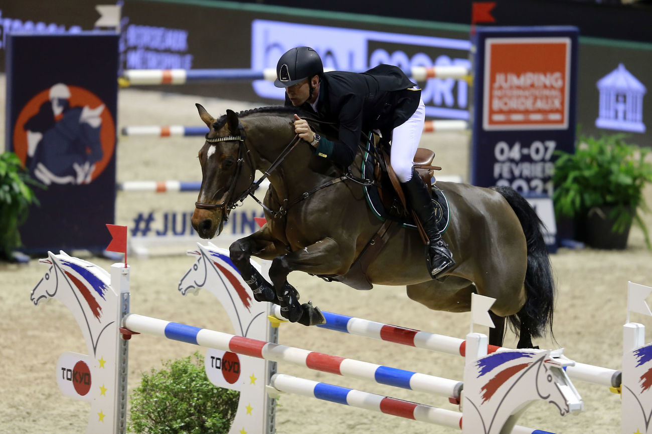 H&M Christian K, ici au CSI 5*-W de Bordeaux, fait partie des nombreux chevaux de Grands Prix de Peder Fredricson.