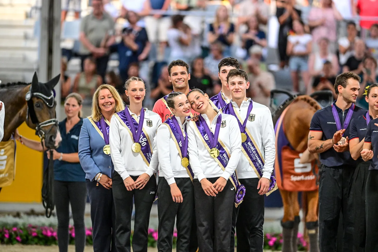 L’équipe mixte allemande s’est parée d’or dans sa catégorie et dans la Coupe des nations