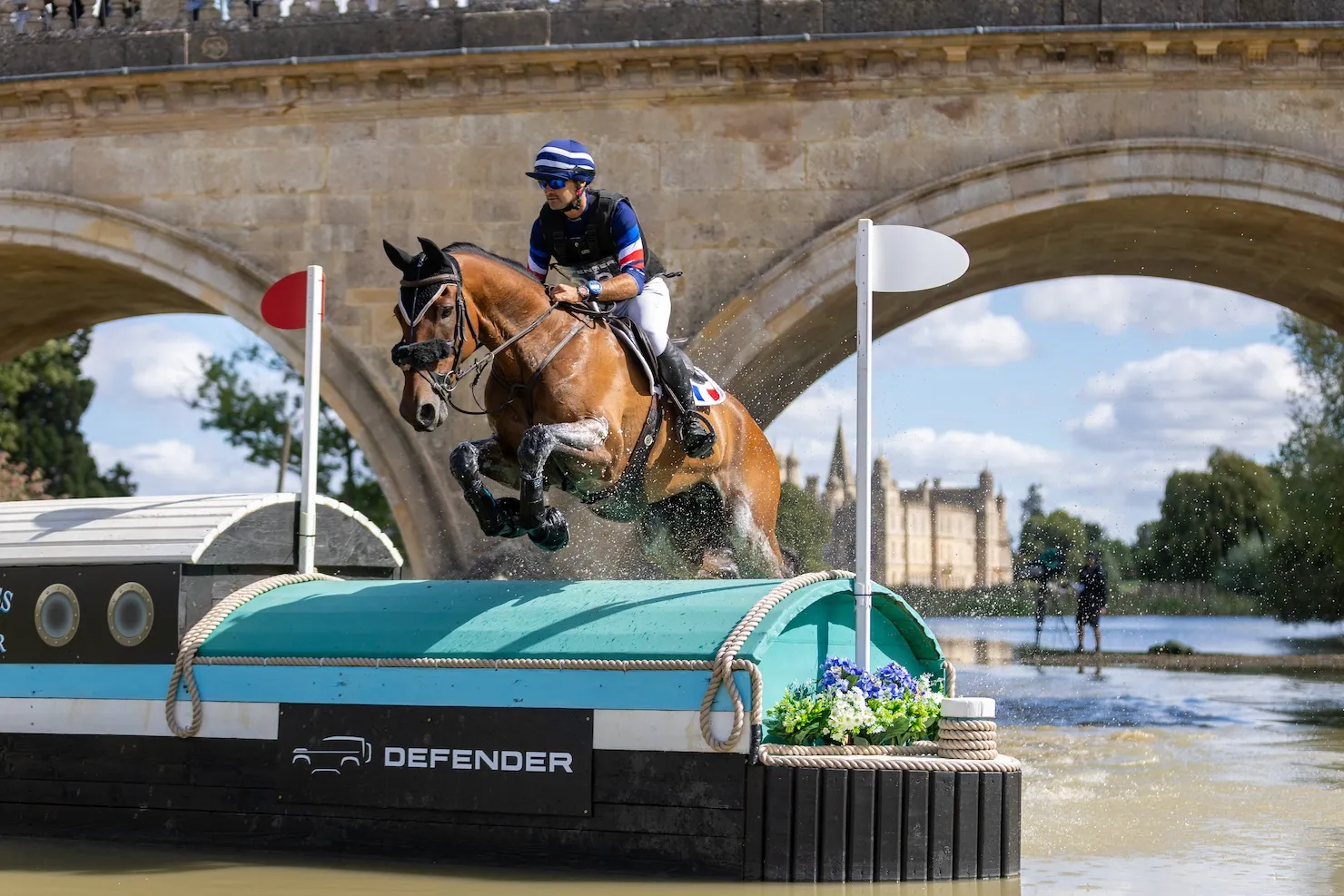 Ici lors du cross de samedi, Benjamin Massié et Filao de Perle se sont octroyé la huitième place de ce CCI 5*-L.