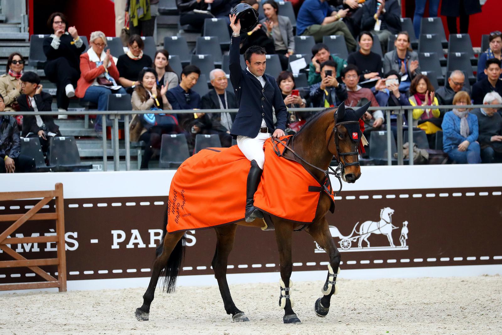 Olivier Perreau et GL events Venizia d'Aiguilly ont notamment remporté Le Saut Hermès en 2019