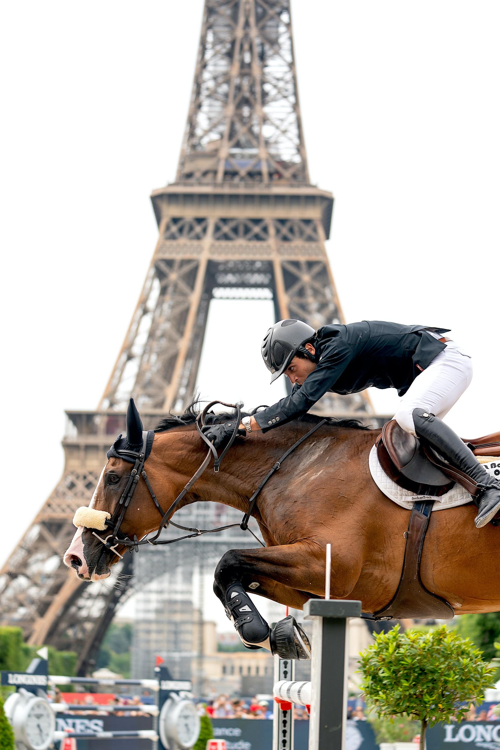 Edward Levy et Rebeca au Longines Paris Eiffel Jumping 2021