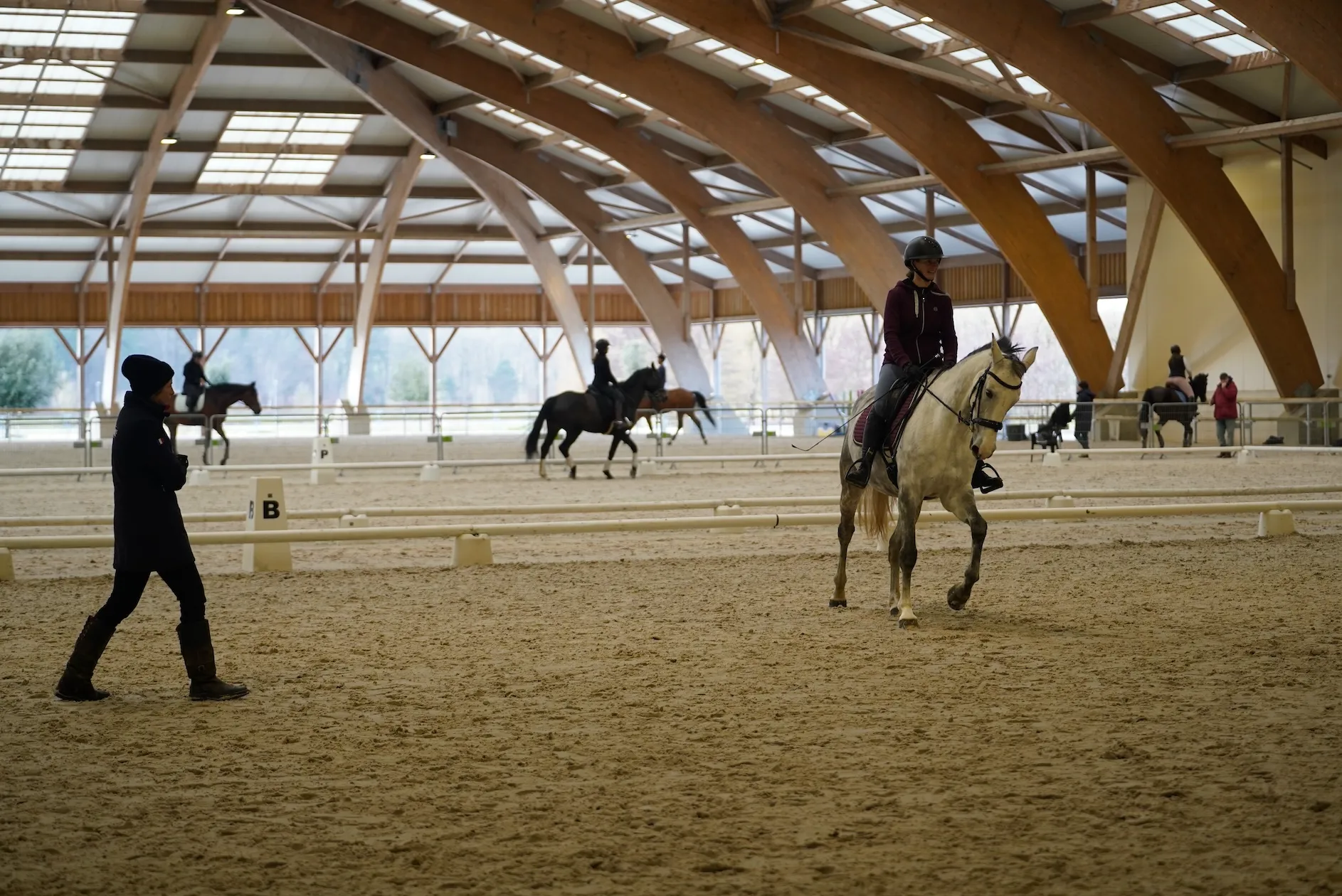 les cavaliers ont pu bénéficier de nombreux conseils pour préparer la reprise de la saison sportive