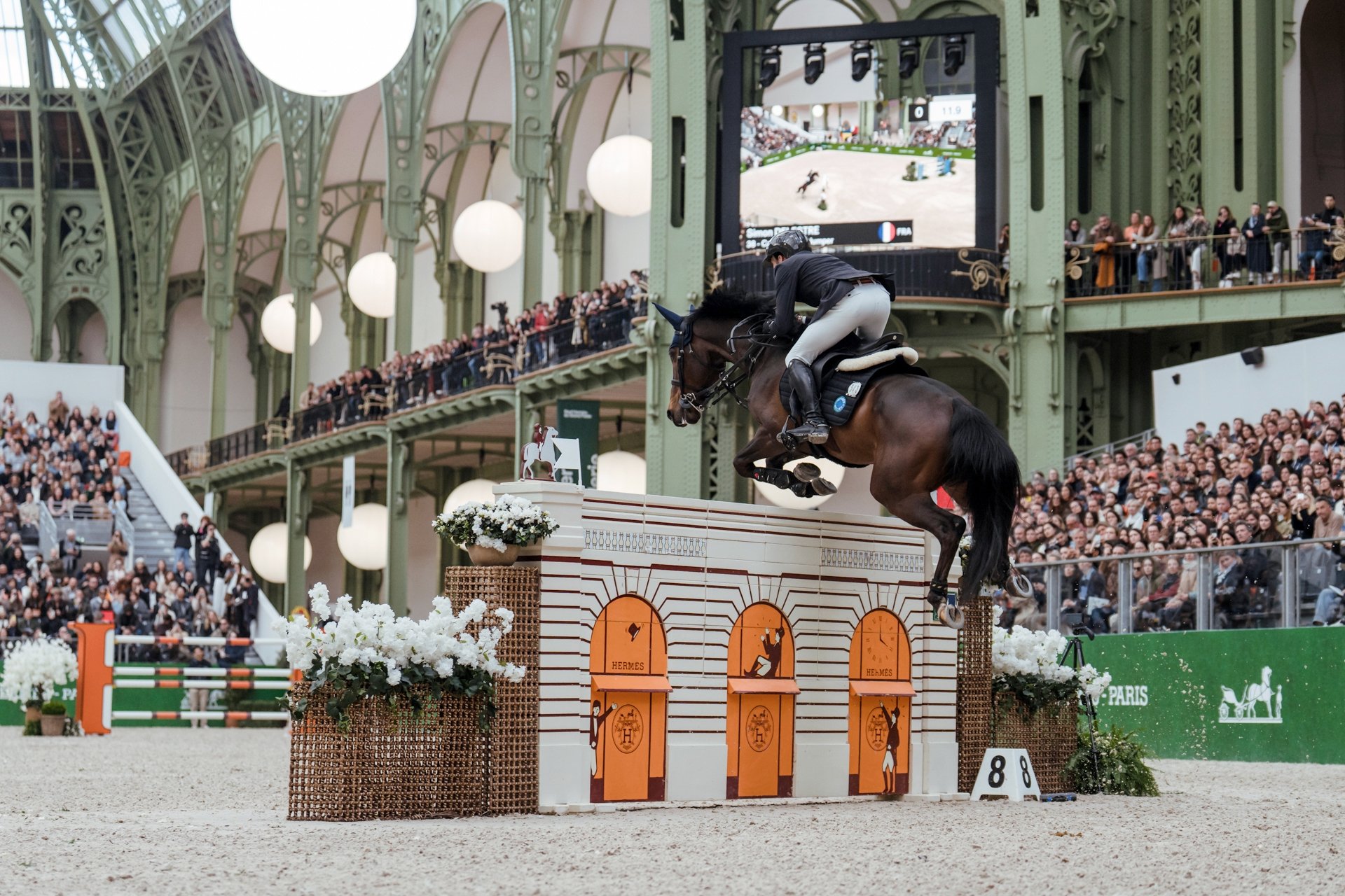 Simon Delestre et Cayman Jolly Jumper ont produit le plus rapide des quatre doubles sans-faute.