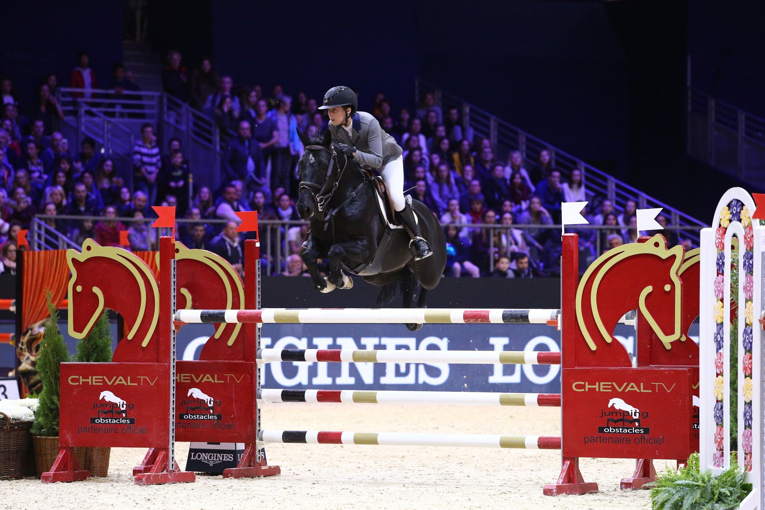 Après avoir fini dernière de l'épreuve de vitesse, Molly Hugues prend aujourd'hui sa revanche en remportant le Grand Prix