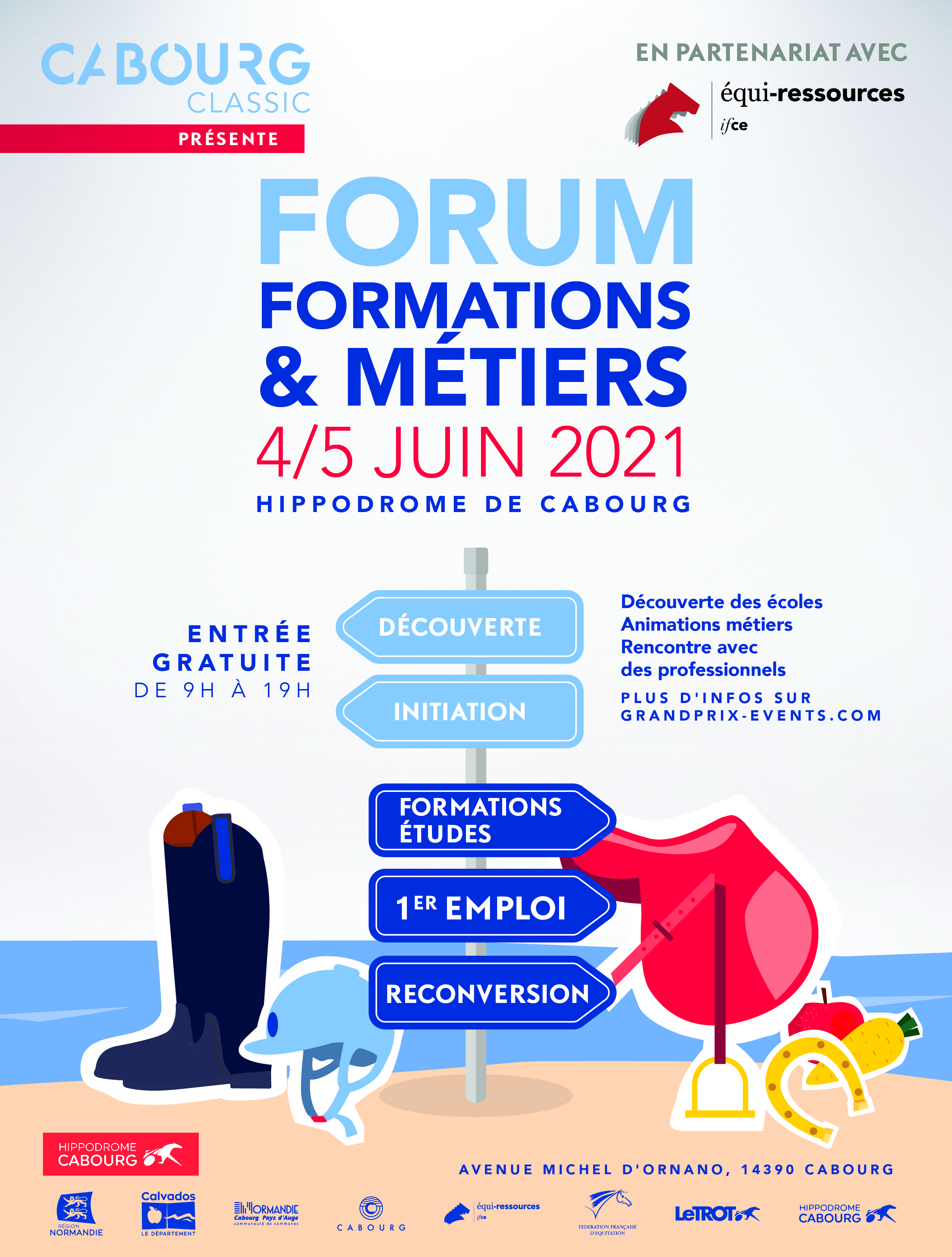 Le Forum Métiers&Formations accueillera des animations et présentations de formations en lien avec la filière les 4 et 5 juin durant le CABOURG CLASSIC