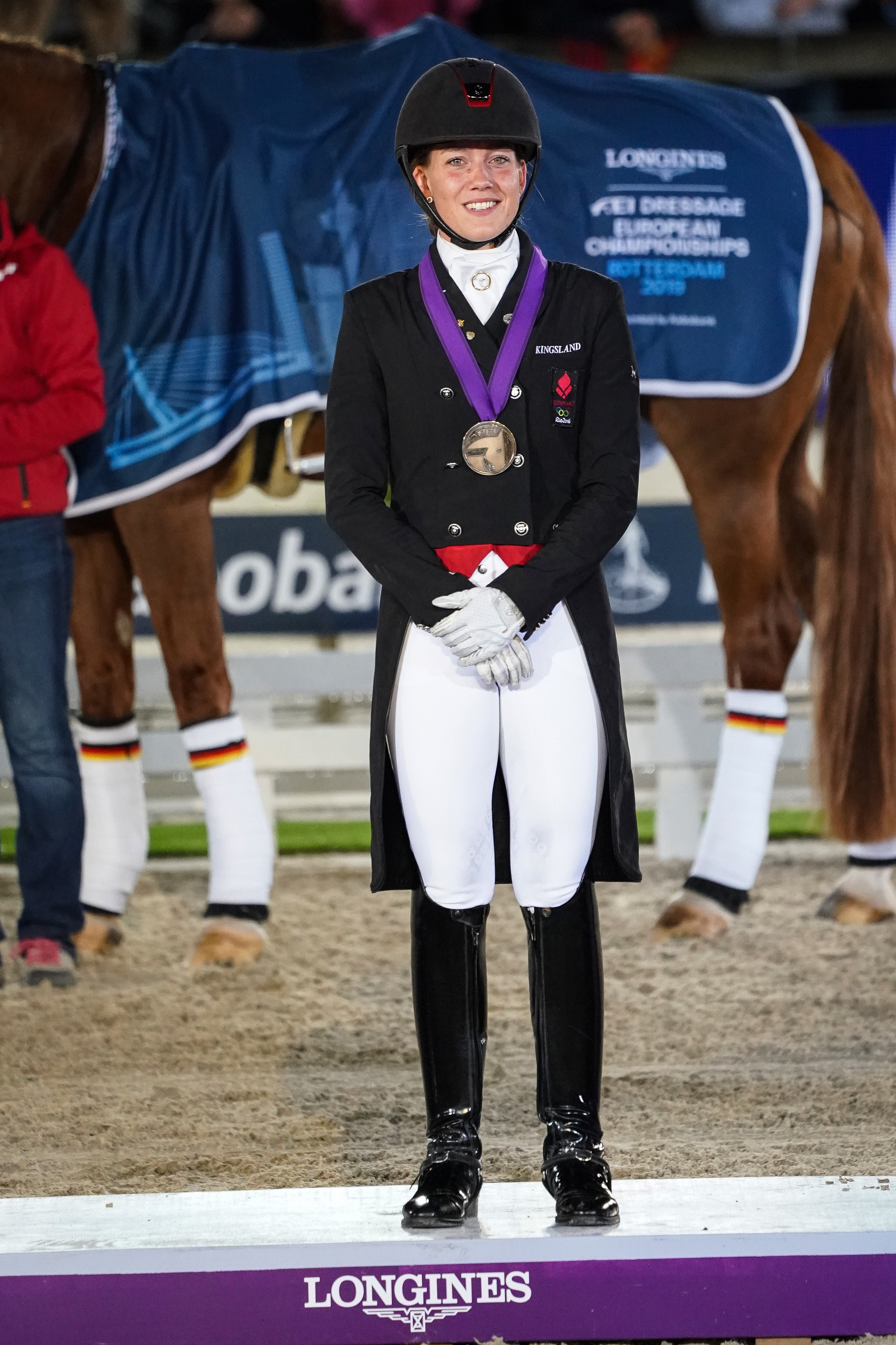 Lors des Européens Longines de Rotterdam en 2019, Cathrine Dufour s’est adjugée le bronze lors du Spécial grâce à Atterupgaards Cassidy.