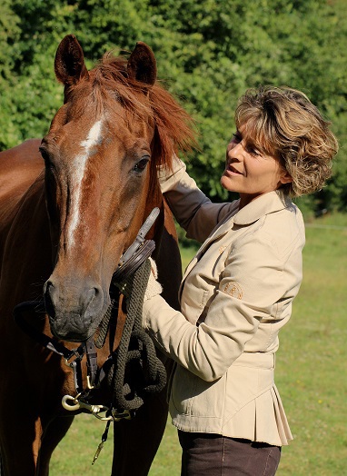 Marie-Line Buessard et son cheval Bellam's