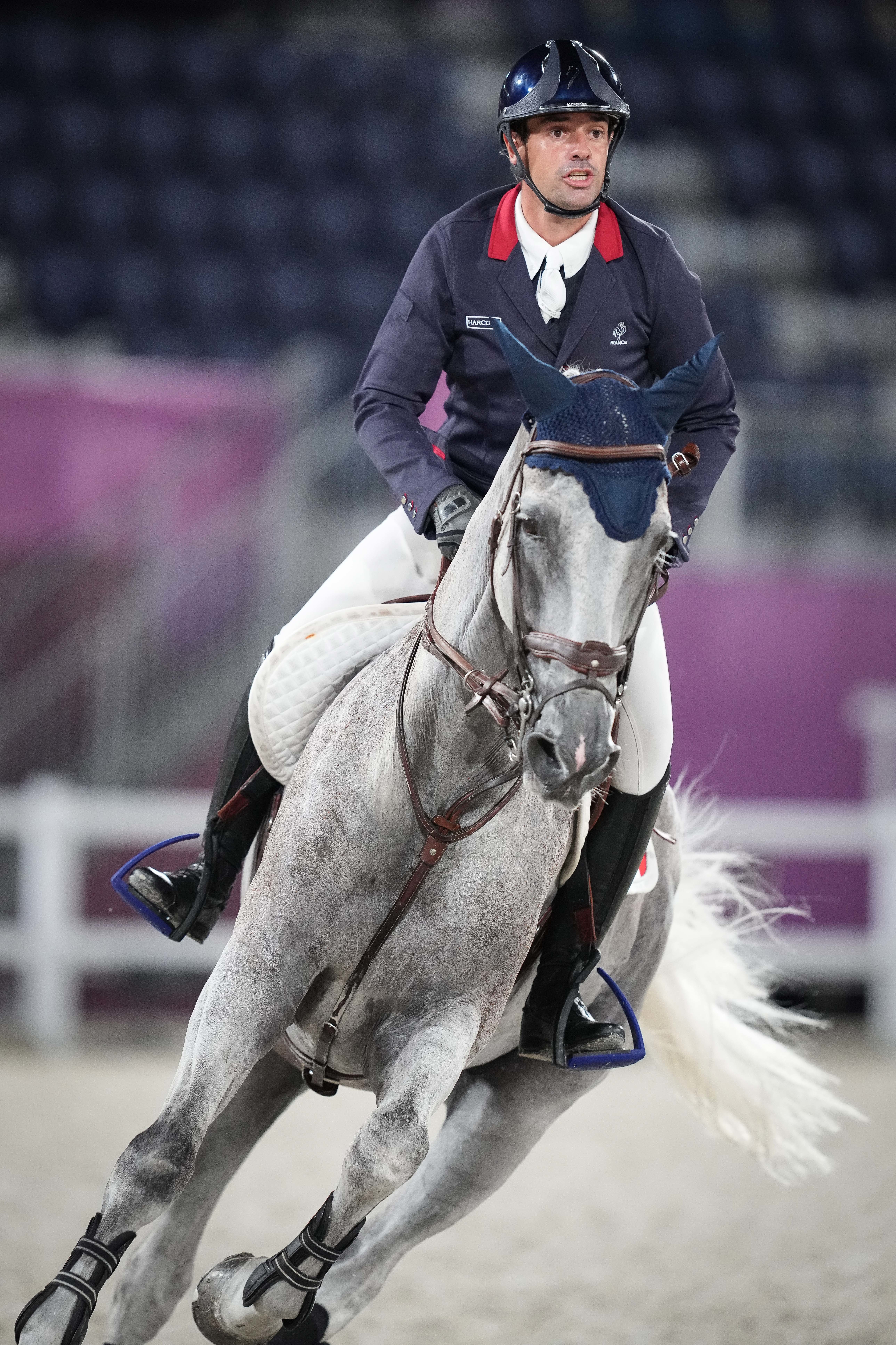 Mathieu Billot et Quel Filou 13 aux Jeux olympiques de Tokyo. 