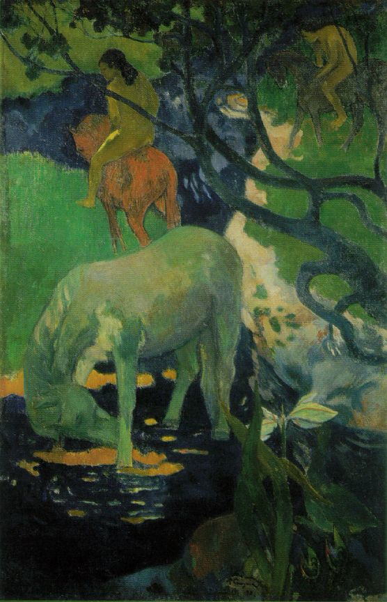 “Le Cheval blanc“, Paul Gauguin, 1898.