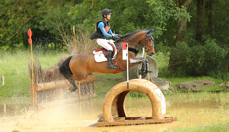 Victore Levecque champion de France 2018 des Jeunes Cavaliers - Ici au lion d'Angers en 2017