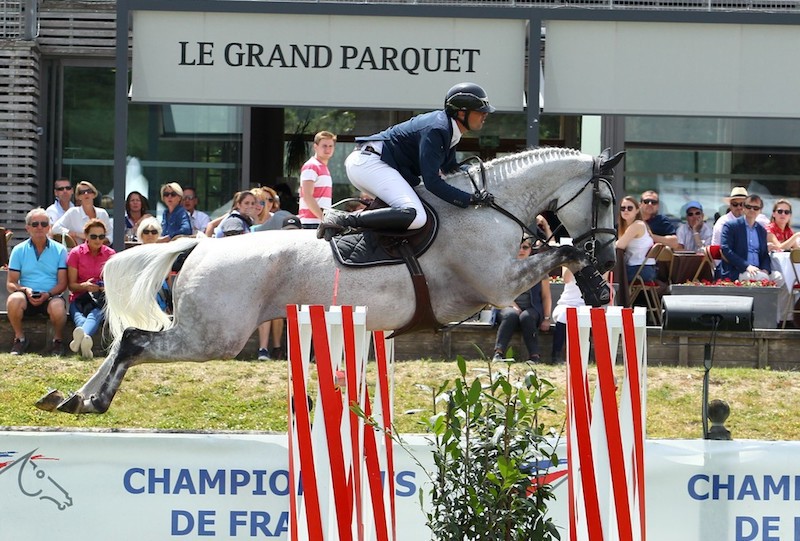 Mathieu Billot s'est dit ravi de sa médaille d'argent, gagnée grâce au phénoménal Quel Filou 13.