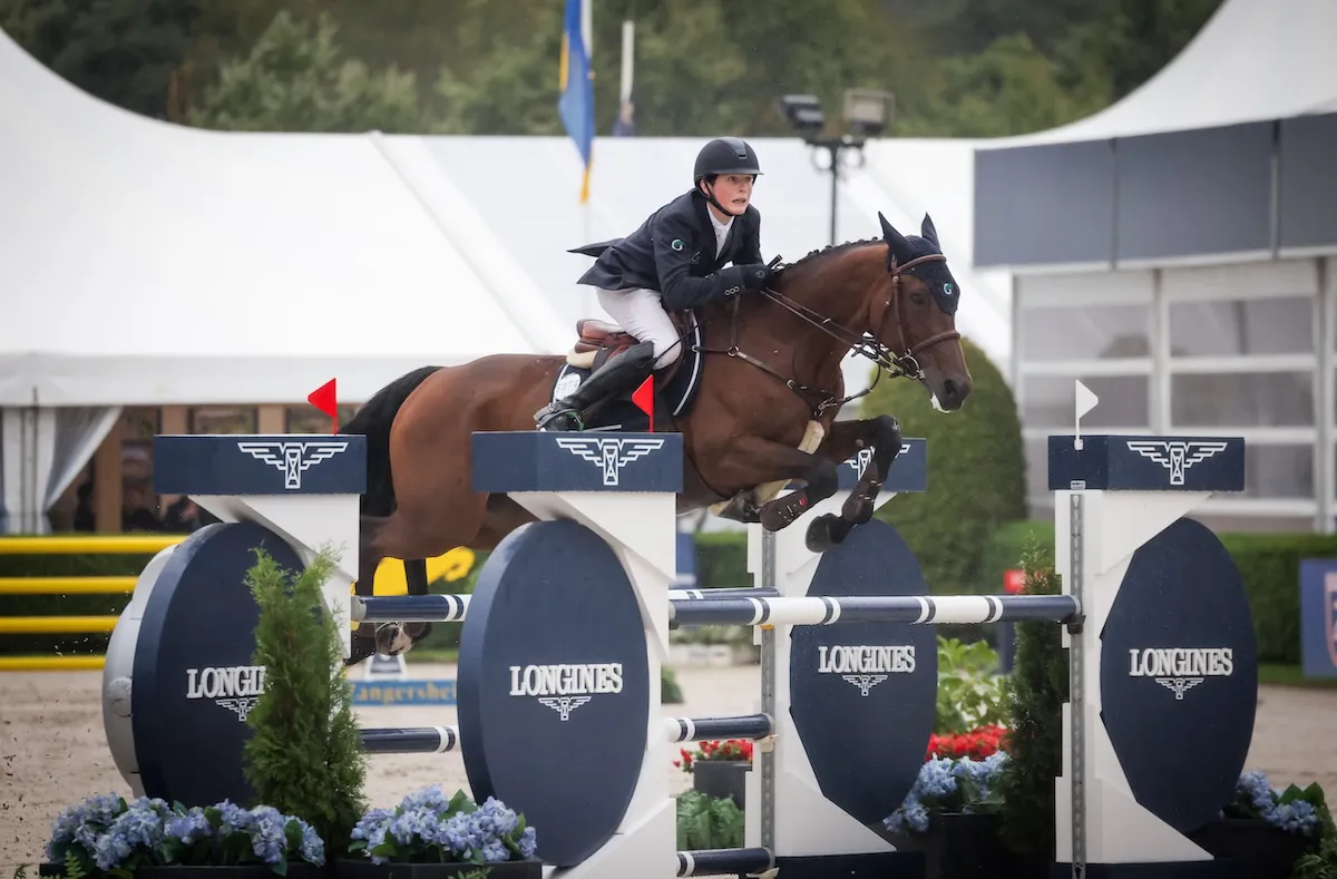Vintage van de Heyveldhoeve a été sacré champion du monde des chevaux de cinq ans avec Sam Widger.