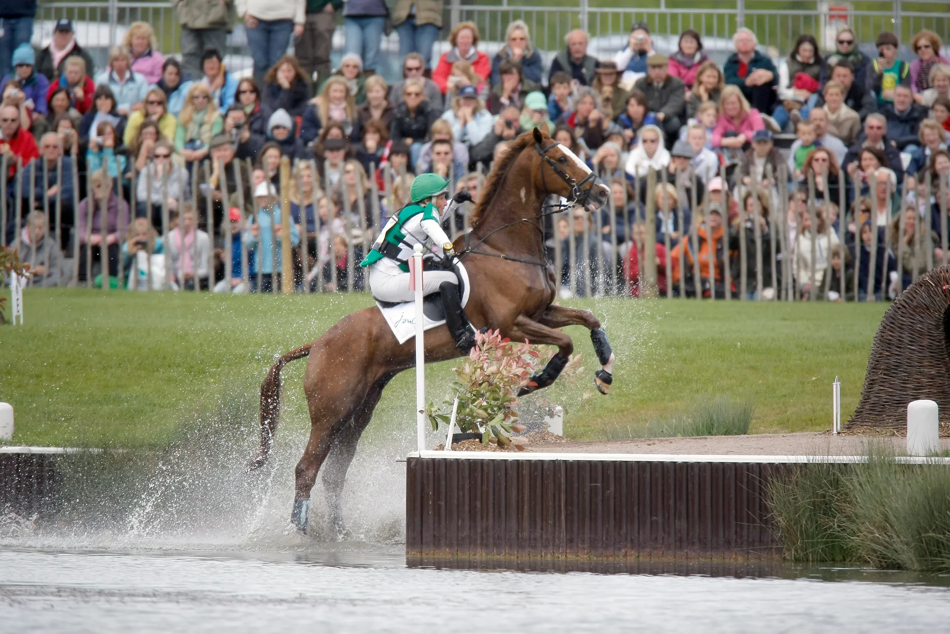 Mary King et Appache Sauce en 2009 à Badminton... ça décoiffe!