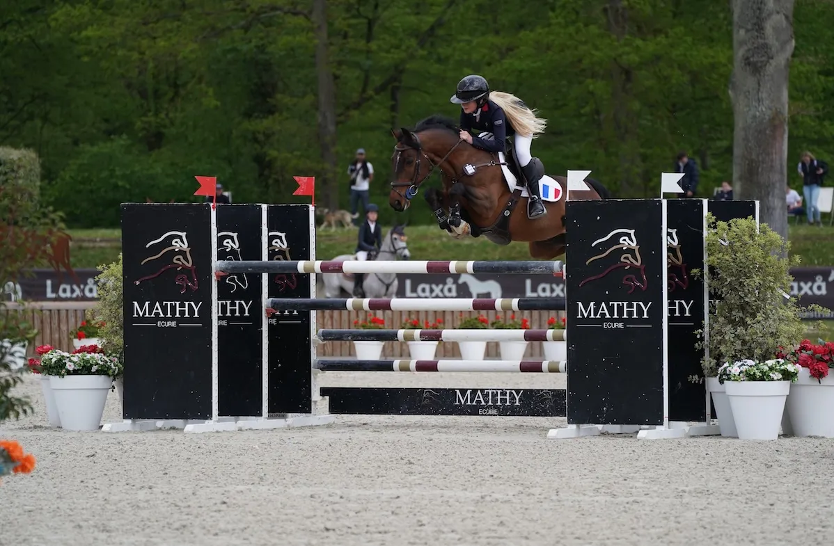 Avec Espoir du Rond Pré, Apolline Baudry a grandement participé à la victoire de l'équipe de France Poneys.