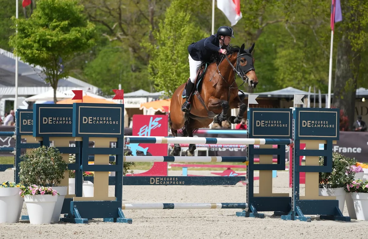 Basile Tison a fait retentir La Marseillaise chez les Juniors avec G Envidel des Étangs.