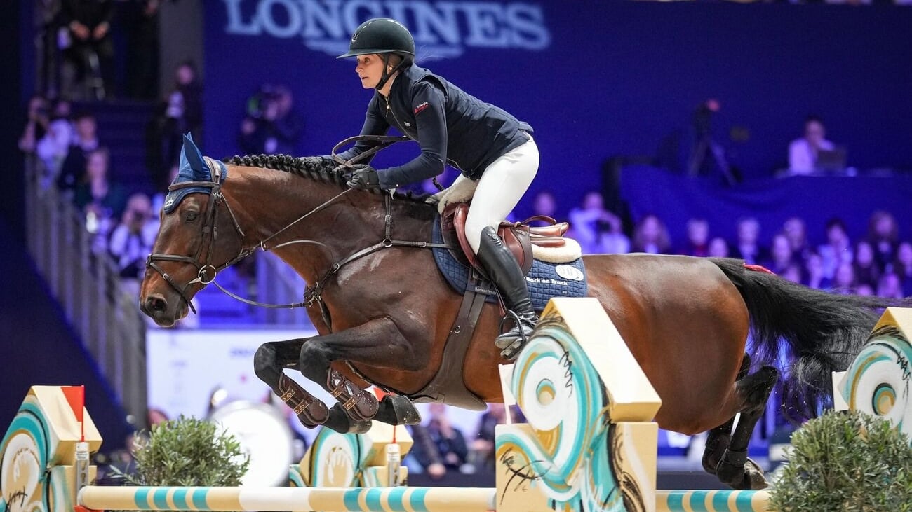 Jeanne Sadran et Dexter de Kerglenn ont signé un magnifique parcours, hélas pénalisé d'un point de temps.