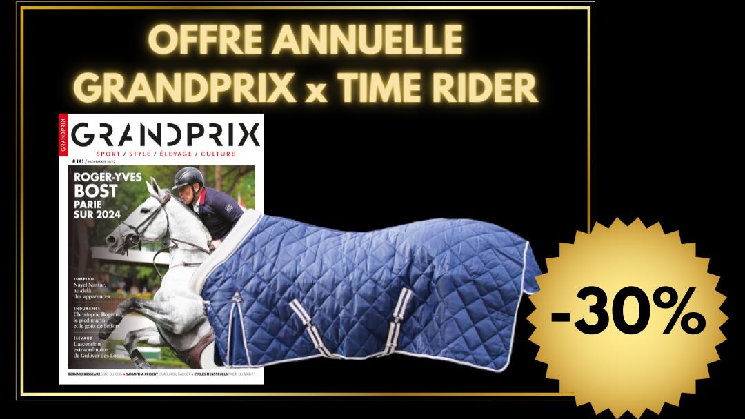Offre annuelle x Time Rider 