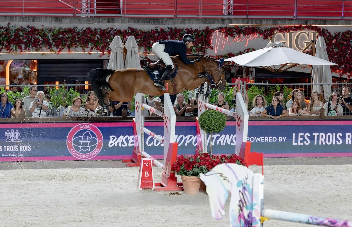 Ici avec H&M Que Sera, Nicola Philippaerts s'est classé deuxième à deux reprises hier.