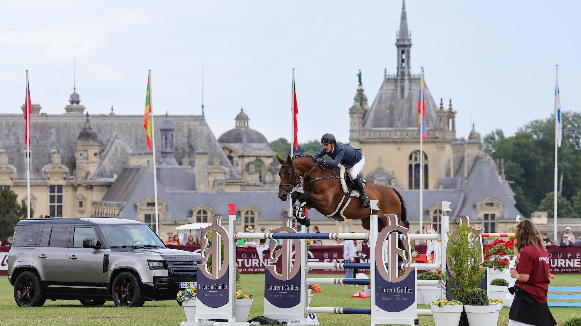 Le château de Chantilly a été témoin de le première victoire internationale (et pas n’importe laquelle !) de Luciana Lossio sur le Vieux Continent.