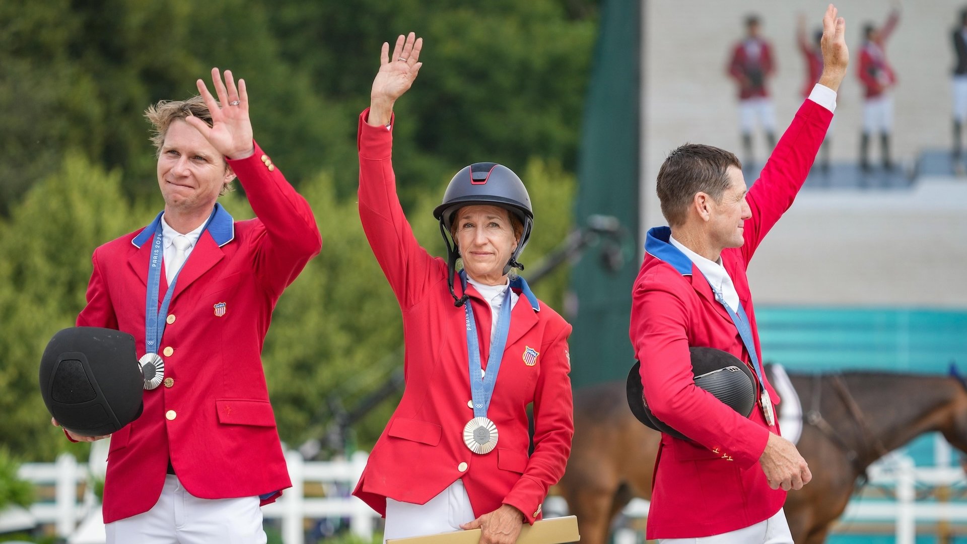 Karl Cook a partagé le podium avec deux piliers du Stars and Stripes, Laura Kraut et McLain Ward. 