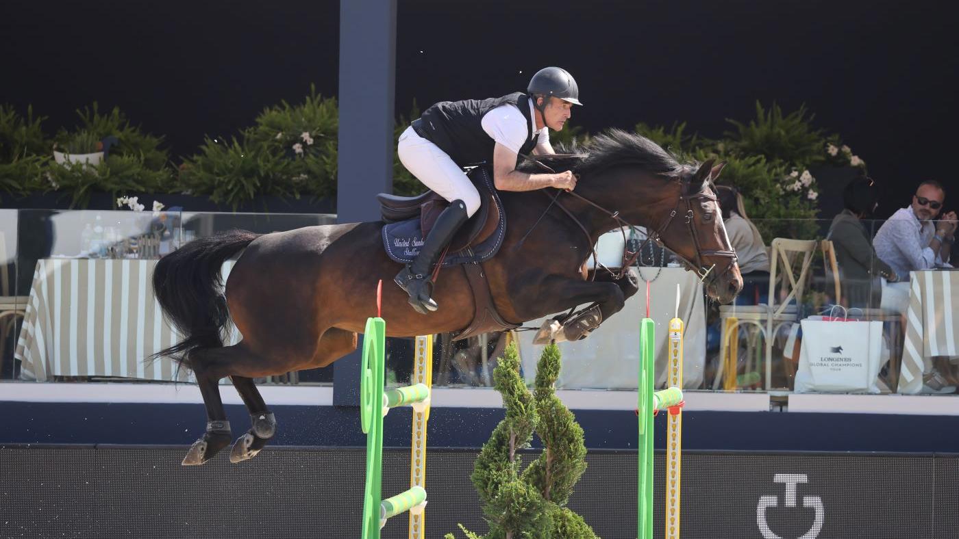 Élégante de Curaine au Longines Global Champions Tour de St-Tropez en mai dernier.