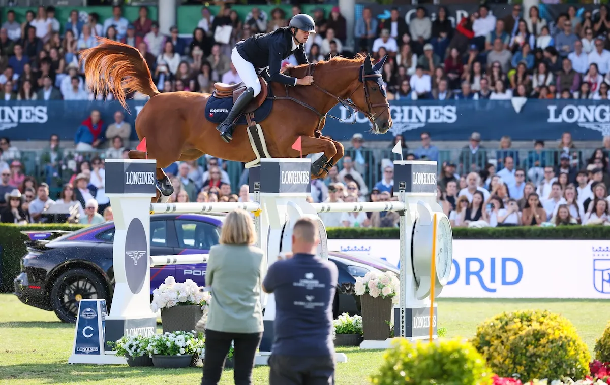 Antoine Ermann a terminé à une brillante troisième place avec Floyd des Prés.