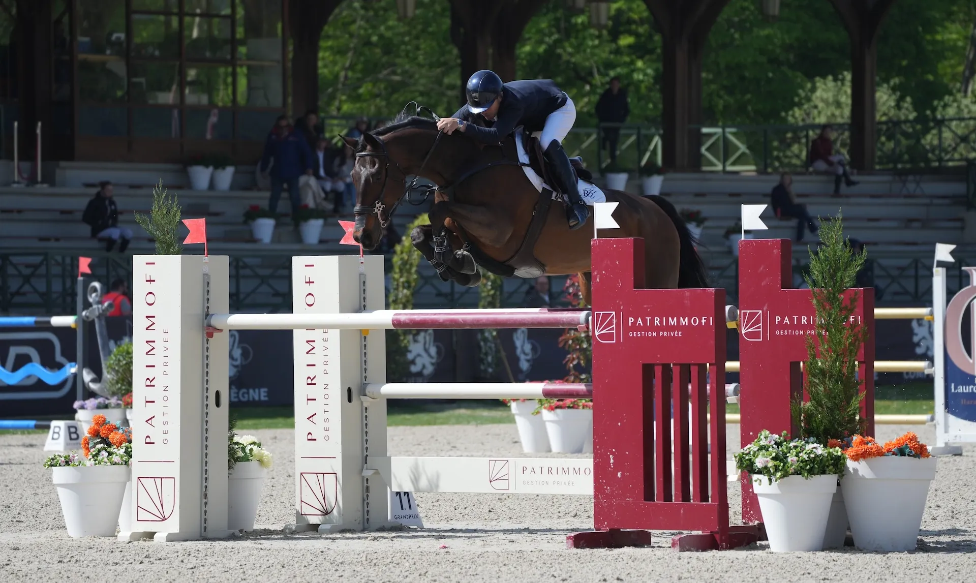 Killian Rouchvarger se classe huitième en selle sur Cardinal D’Ysieux.