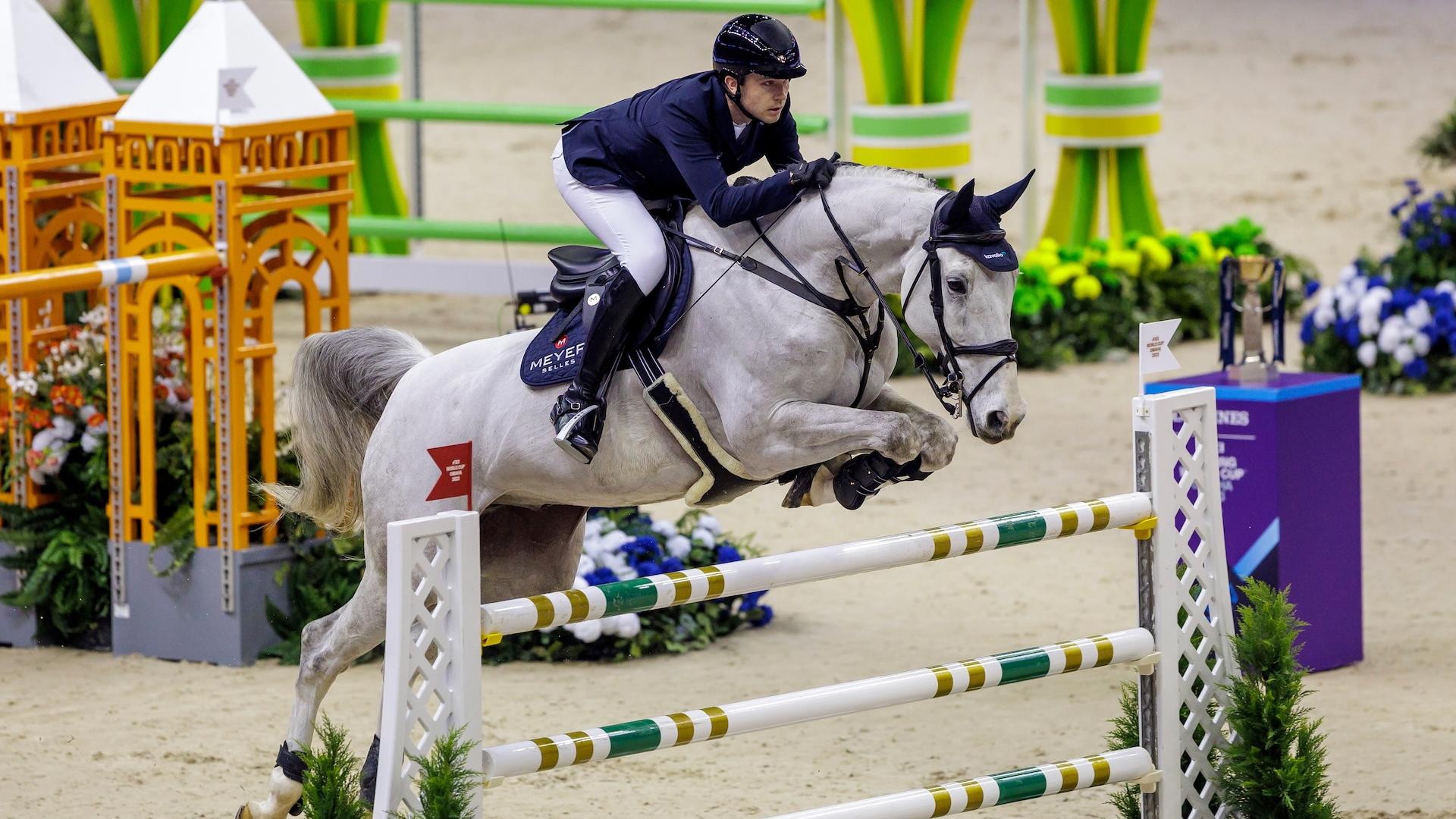 Gerrit Nieberg et Blues d’Aveline, le cheval avec lequel il espérait obtenir une sélection pour les Jeux olympiques de Paris 2024. 