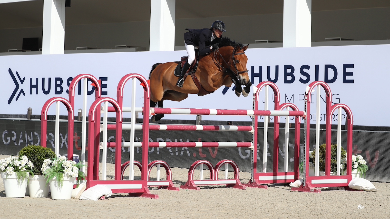 Morgan Bordat et Al Capone jeudi à Grimaud dans l'épreuve 1,45m du CSI 3*.