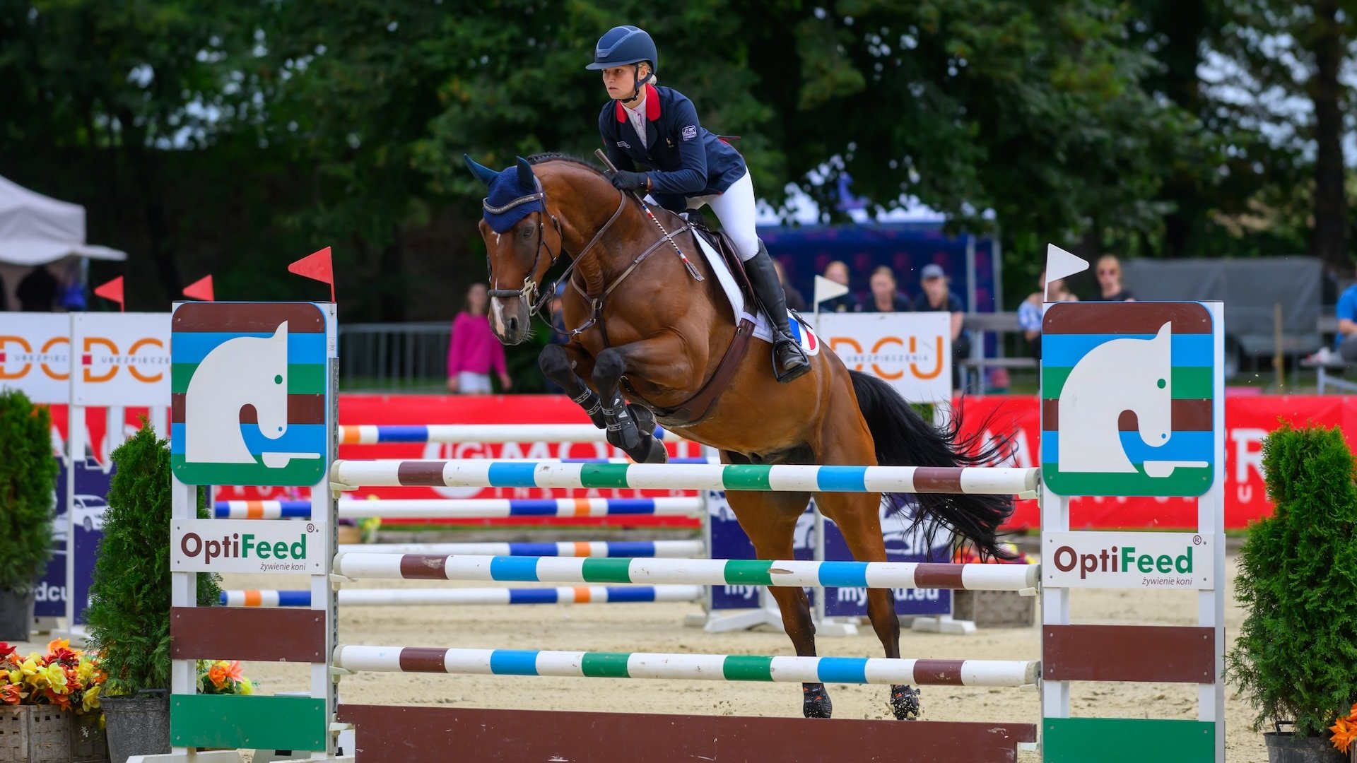 Lisa Gualtieri et A D'Aunis aux championnats d'Europe de Strzegom, en août 2024.