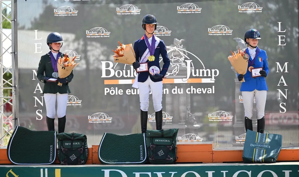 Noa Pellé a été sacré champion d'Europe devant l’Irlandaise Anna Radford et l’Italienne Isabelle Giovannoni.