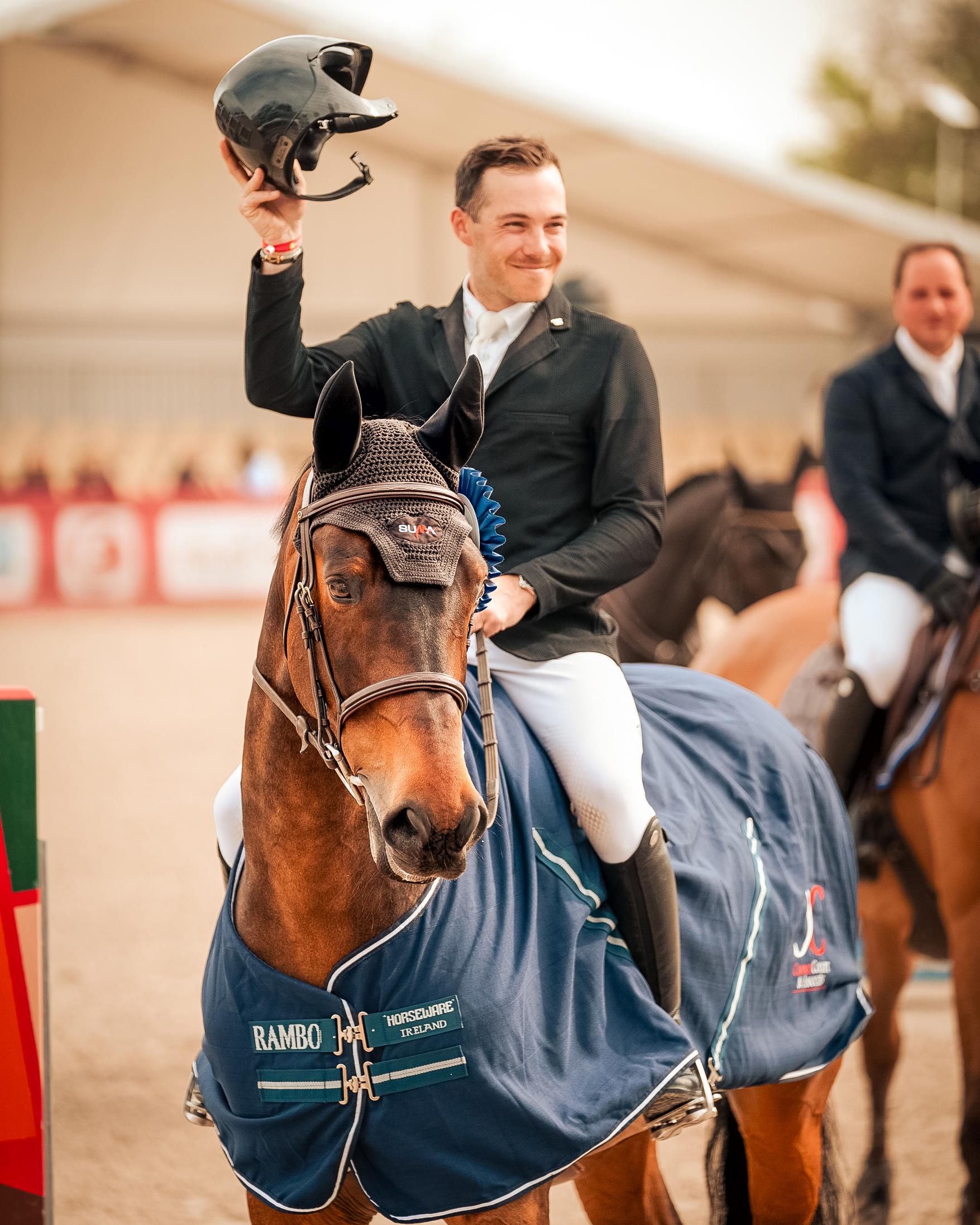 Ce week-end, Morgan Bordat et Dancing de l’Enclos se sont offert leur première victoire internationale. 