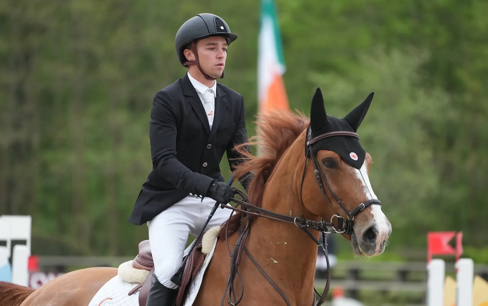 Mathieu Guéry et Indigo, hier lors du CSIO des jeunes à Compiègne