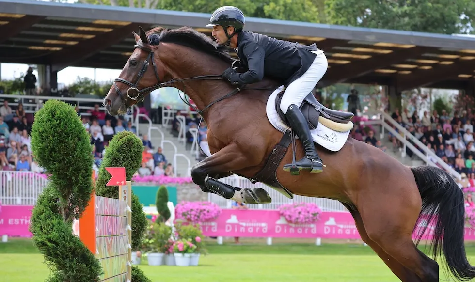 Steve Guerdat et Hadj de Blinière.