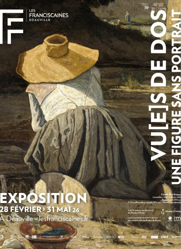 L’affiche de l’exposition “Vu(e)s de dos – Une figure sans portrait”.