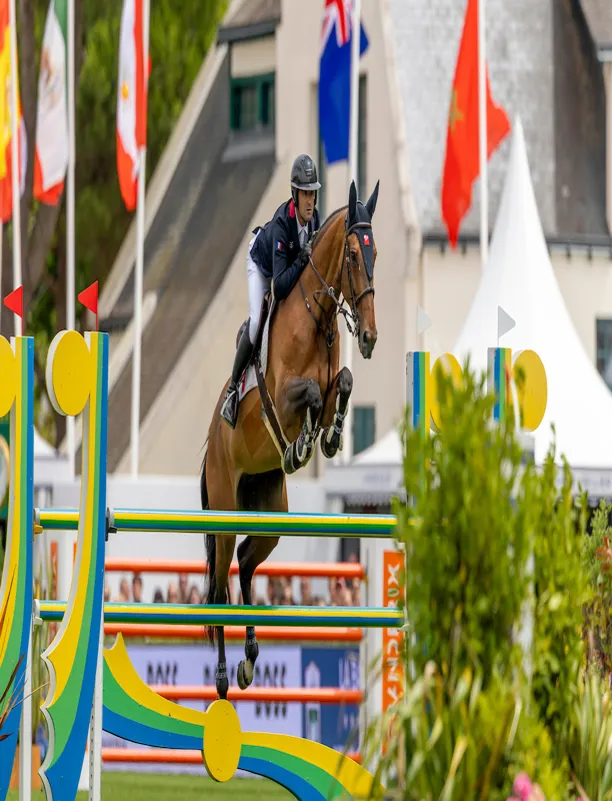 Lauréats de la Coupe des nations vendredi, Olivier Perreau et Dorai d'Aiguilly*GL events n'étaient hélas pas qualifiés pour ce Grand Prix.