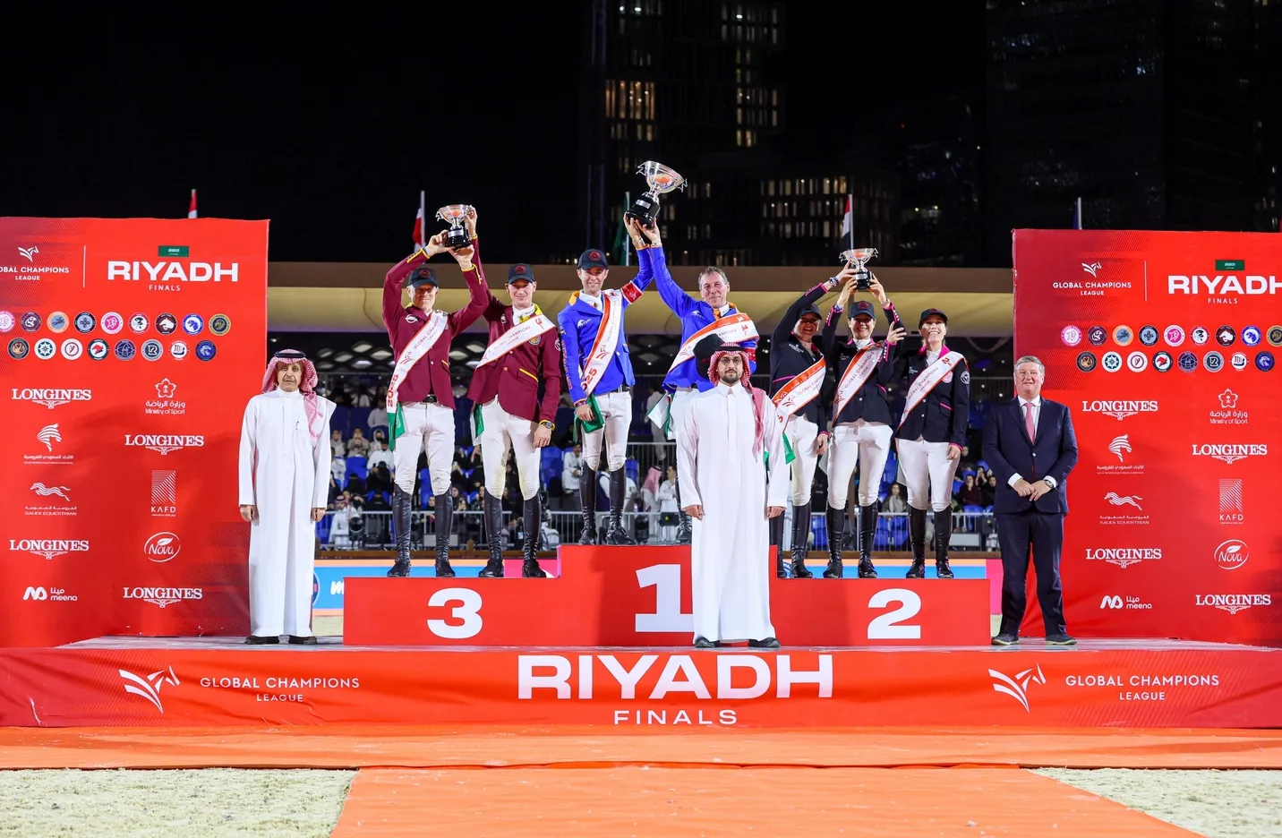 En remportant la manche de Riyad, les Valkenswaard United ont aussi décroché la victoire au classement général de la Global Champions League