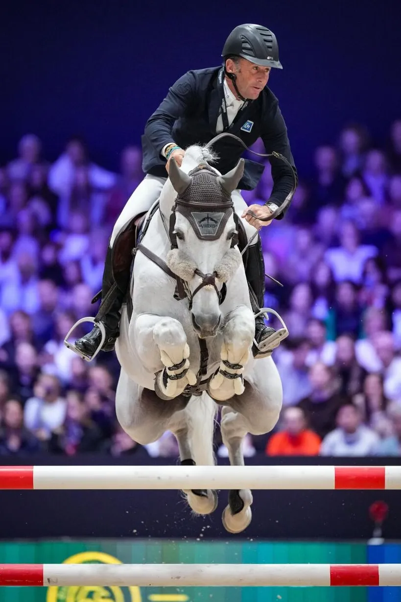 Philippe Rozier et Le Coultre de Muze au CSI 5*-W de Lyon en 2024.