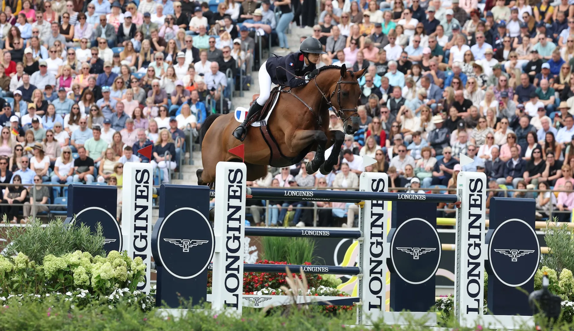 Huitièmes de leurs premiers Mondiaux, Nina Mallevaey et Dynastie de Beaufour ont signé la meilleure prestation française. 