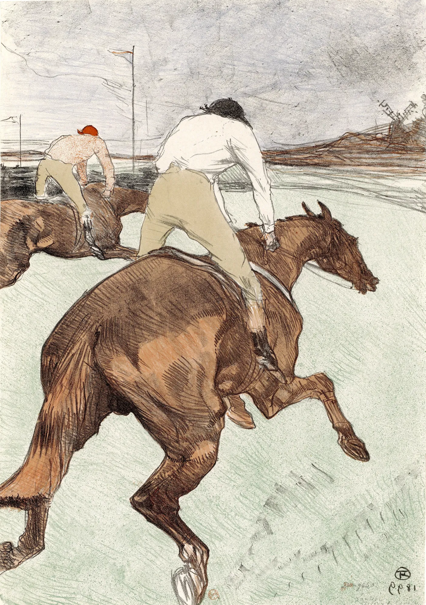 “Le Jockey”, Henri de Toulouse-Lautrec, Paris, Bibliothèque nationale de France, département des Estampes et de la photographie.