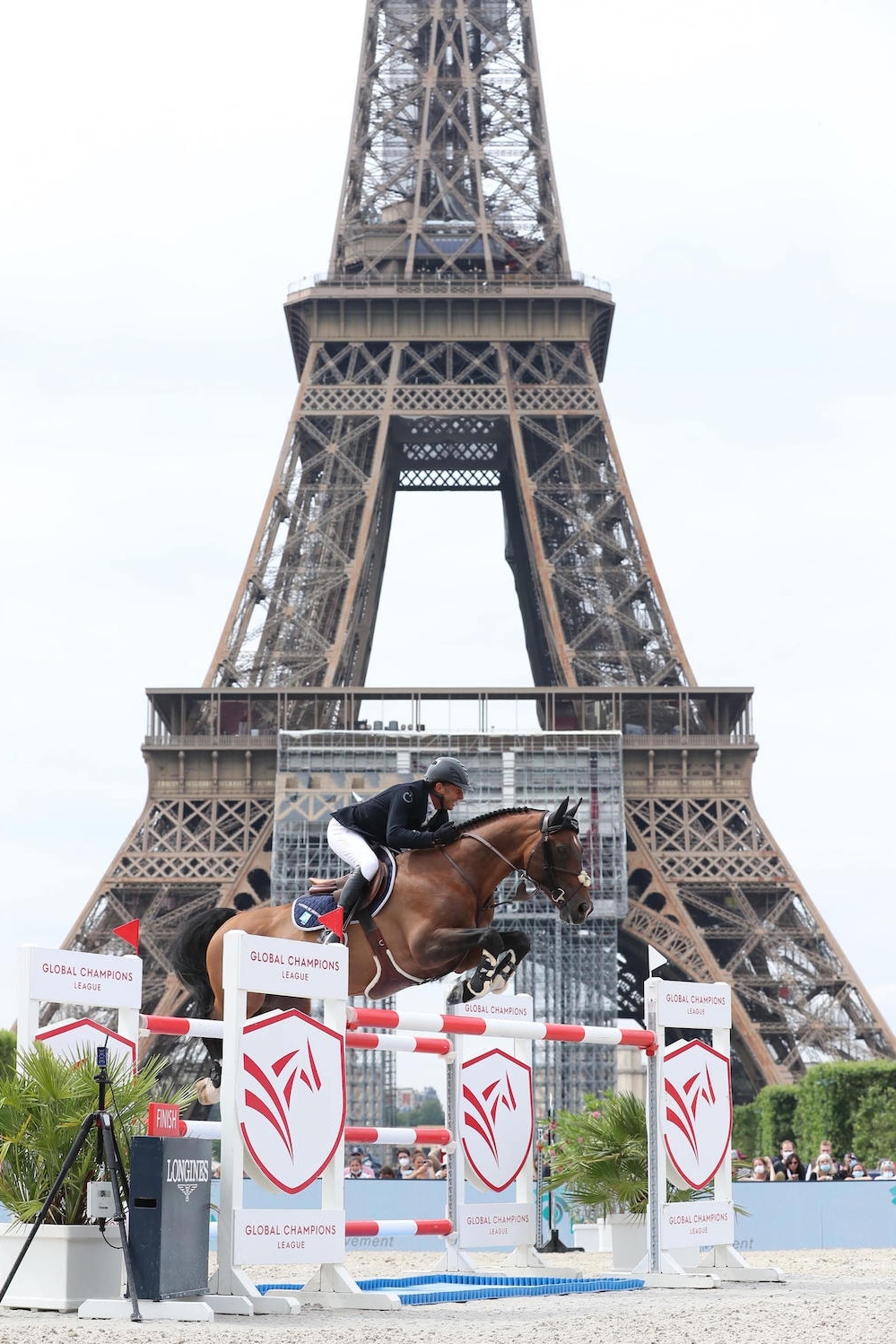 Philippe et Prestigio LS La Silla en juillet dernier au Longines Paris Eiffel Jumping.