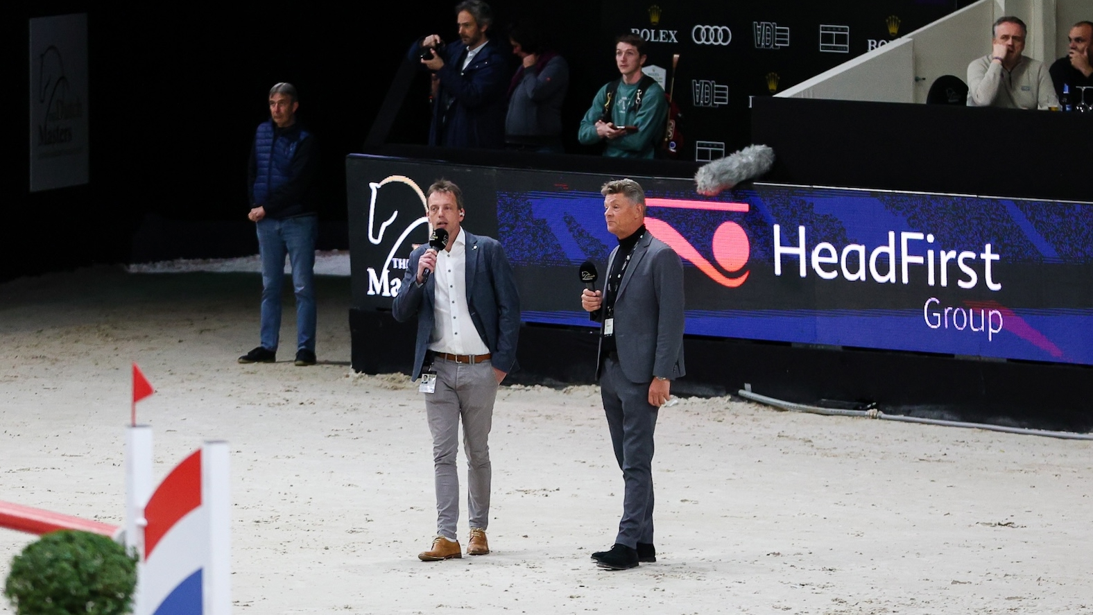 Jeroen Dubbeldam et Harrie Smolders ont superbement occupé le rôle de commentateurs de cette soirée!