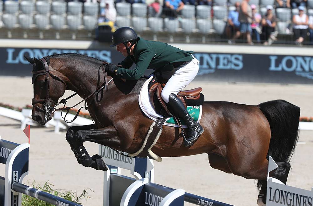 Sadri Fegaier avec Chianti’s Champion à Grimaud