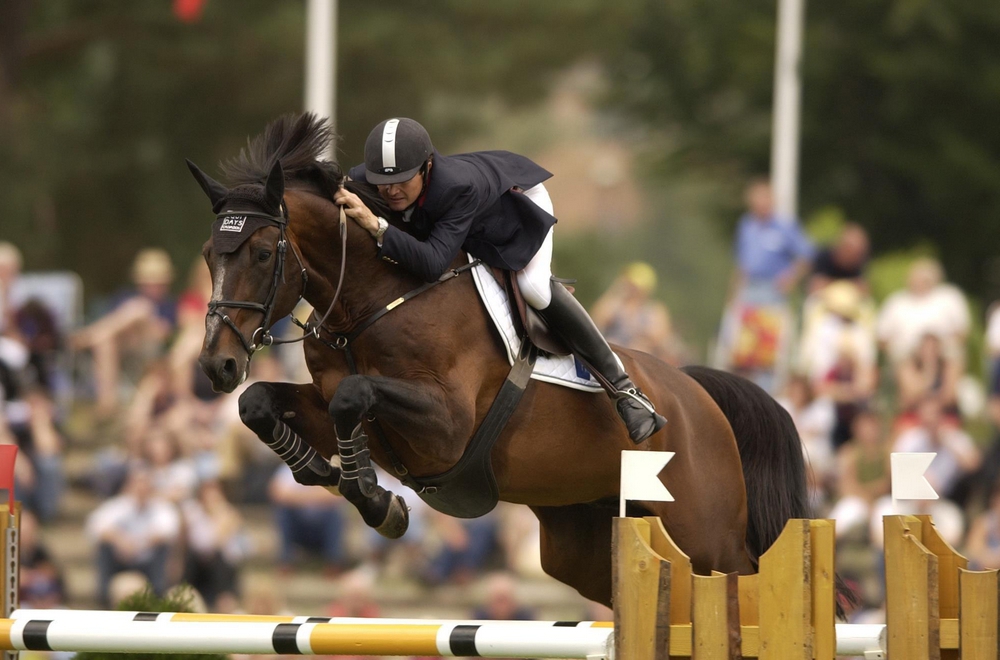 Eric Levallois et Diamant de Semilly aux championnats d'Europe de Donaueschingen en 2003.
