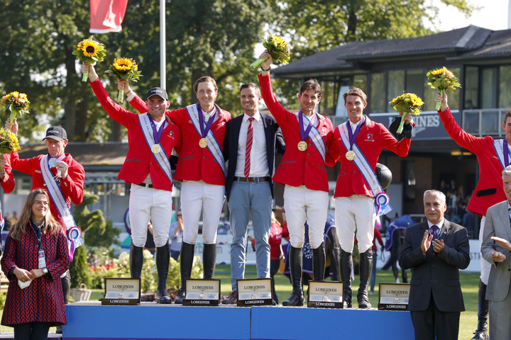 la Suisse renoue avec l'or aux Européens