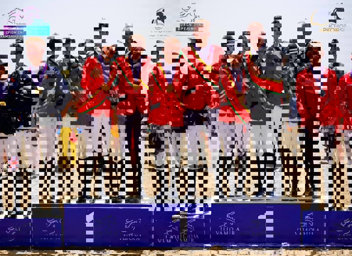 Les Juniors belges sacrés champions d'Europe
