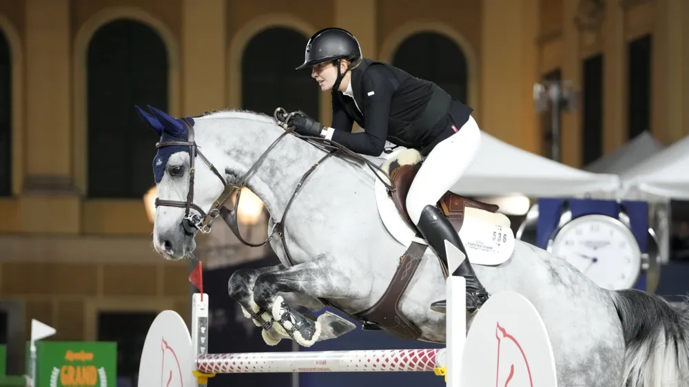 Pour poursuivre ses rêves de haut niveau, Lara Tryba peut notamment compter sur l'excellent Shot Gun, classé en Grand Prix 5* à neuf ans avec Jack Whitaker en 2025.