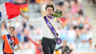 Quentin Jabet a conclu la première semaine des Mondiaux avec trois médailles autour du cou
